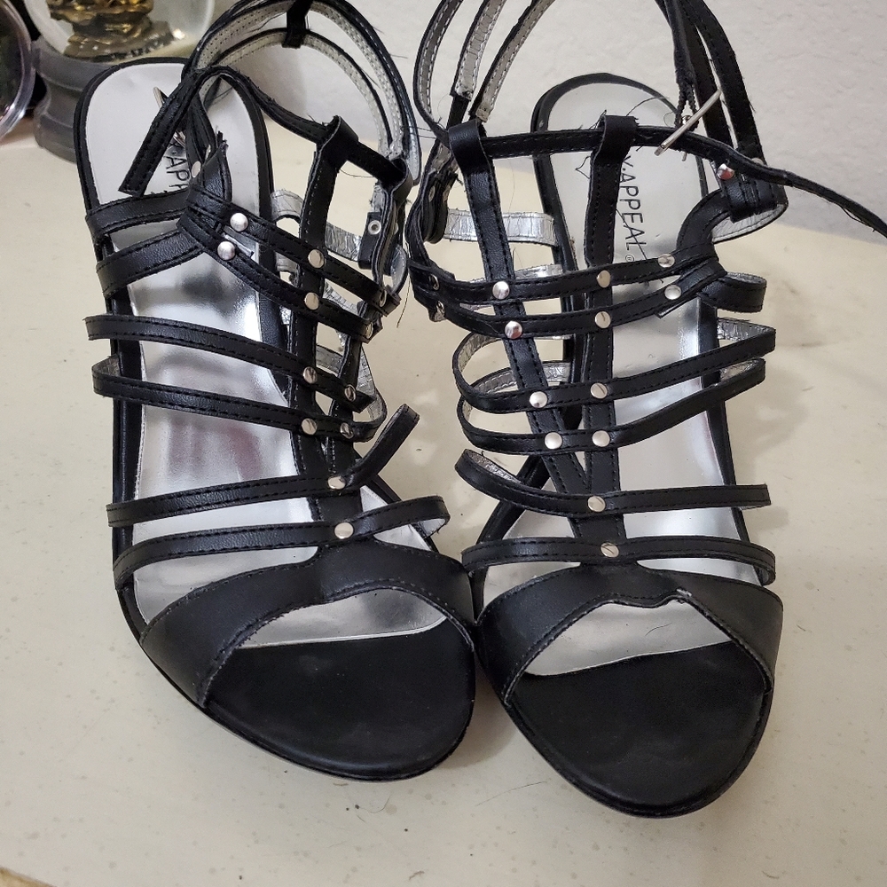 Black stilettos